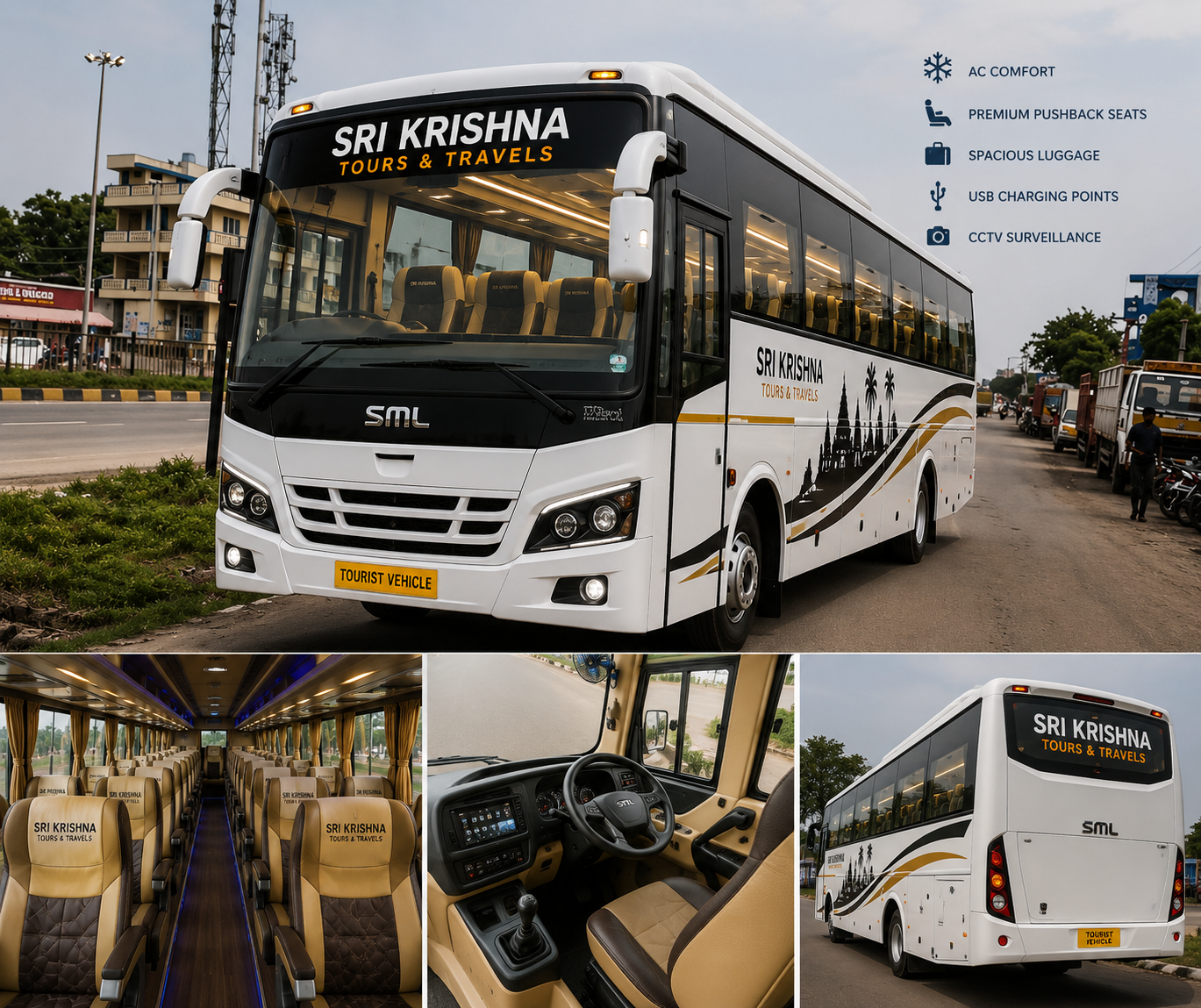 25 seater mini bus rental Chennai